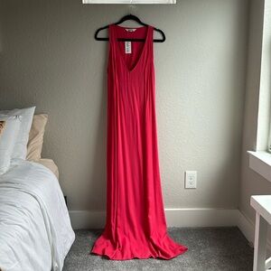 BBDakota Coral Maxi Dress, size 4